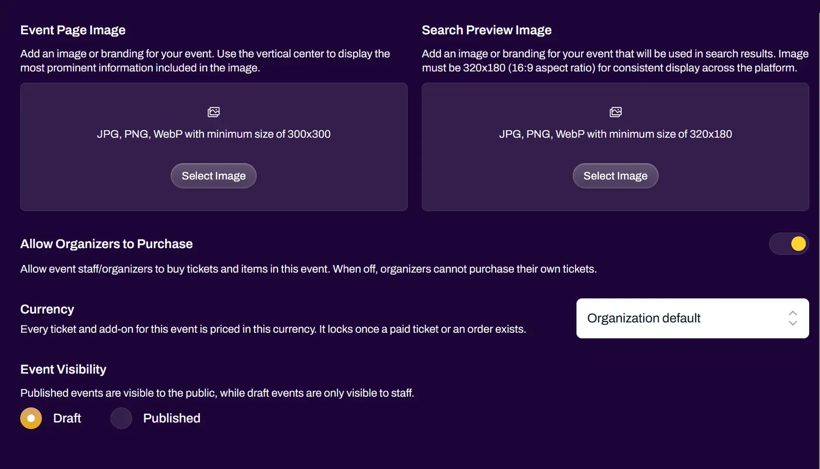 Screenshot of the image crop tool
