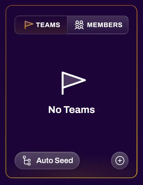 Screenshot of the Auto Seed feature in the Team editor