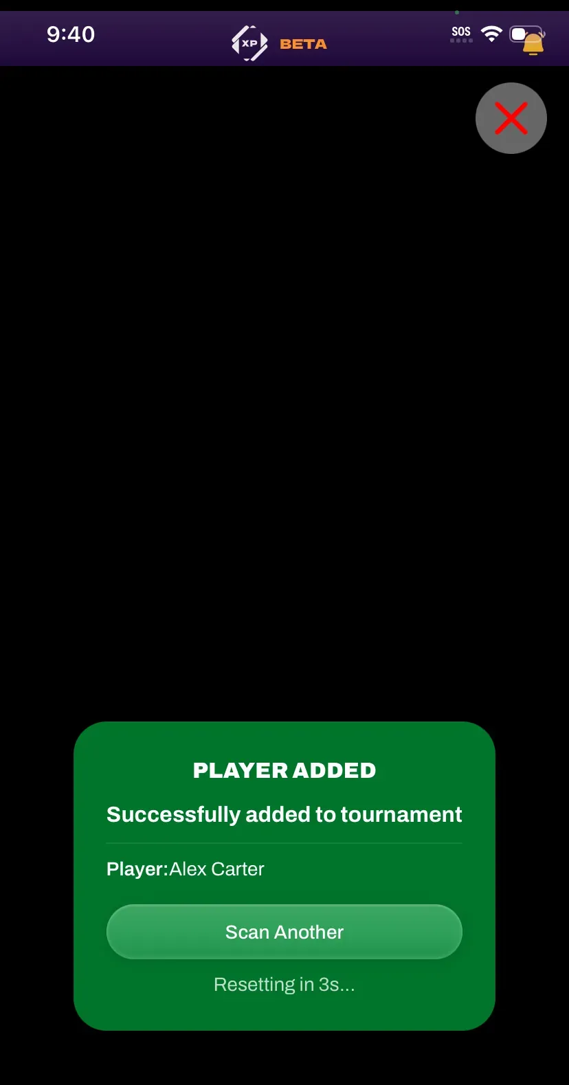 Screenshot of a successful Auto-Add scan confirmation